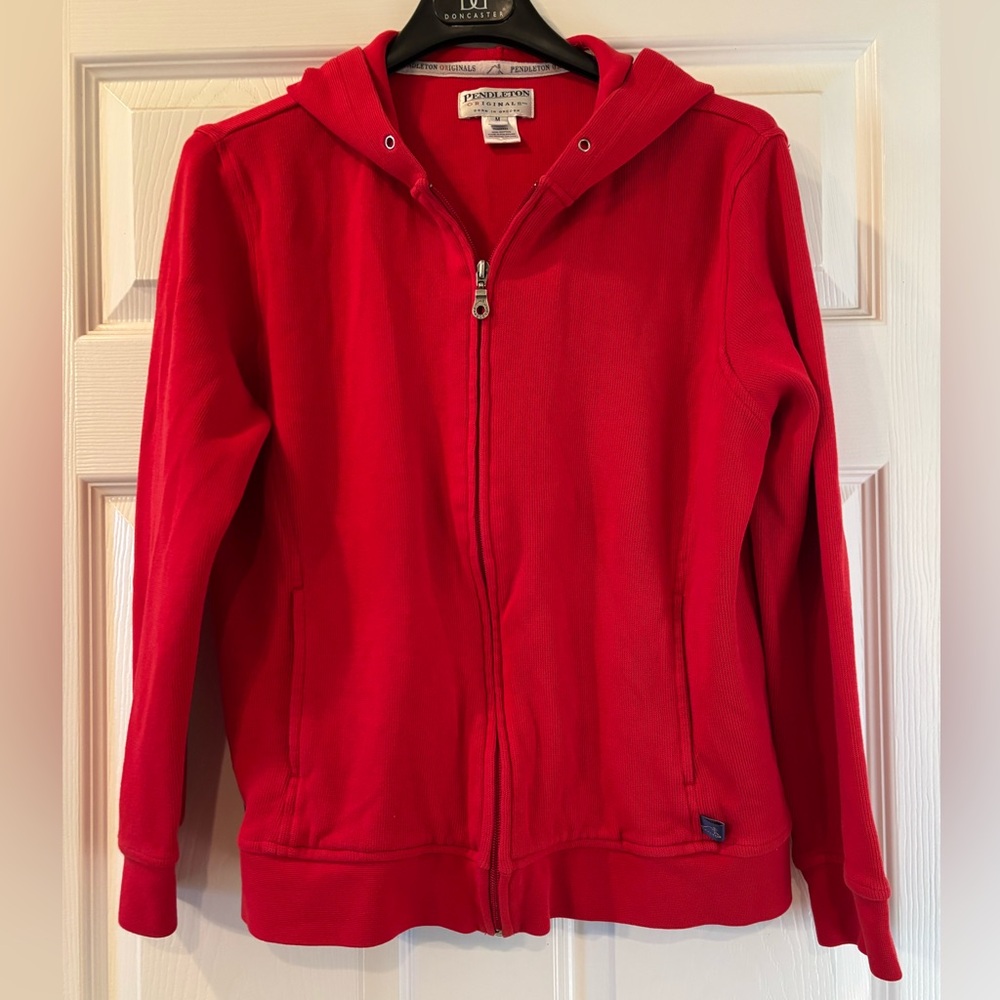 Pendleton Originals Red Cotton Jacket Size M - Picture 1 of 11